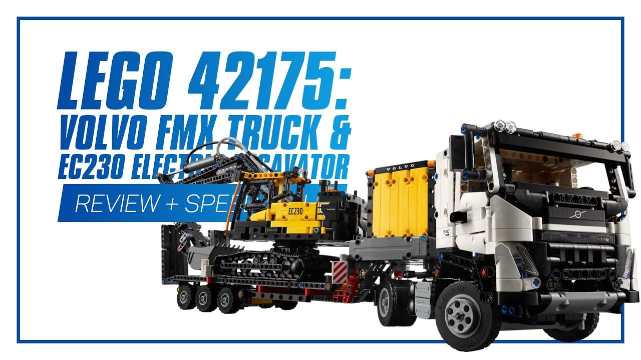 【搬运】乐高 42175 沃尔沃 fmx 卡车和 ec230 电动挖掘机——深度