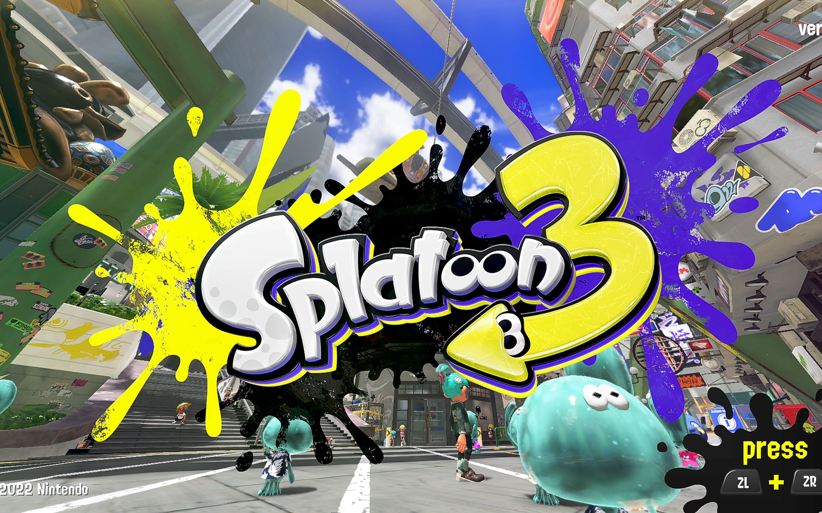 【录游戏】switch 斯普拉遁3 喷射战士3 游玩录像_单机游戏热门视频