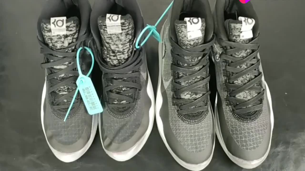 kd12首发配色真假对比,莆田做工更好?