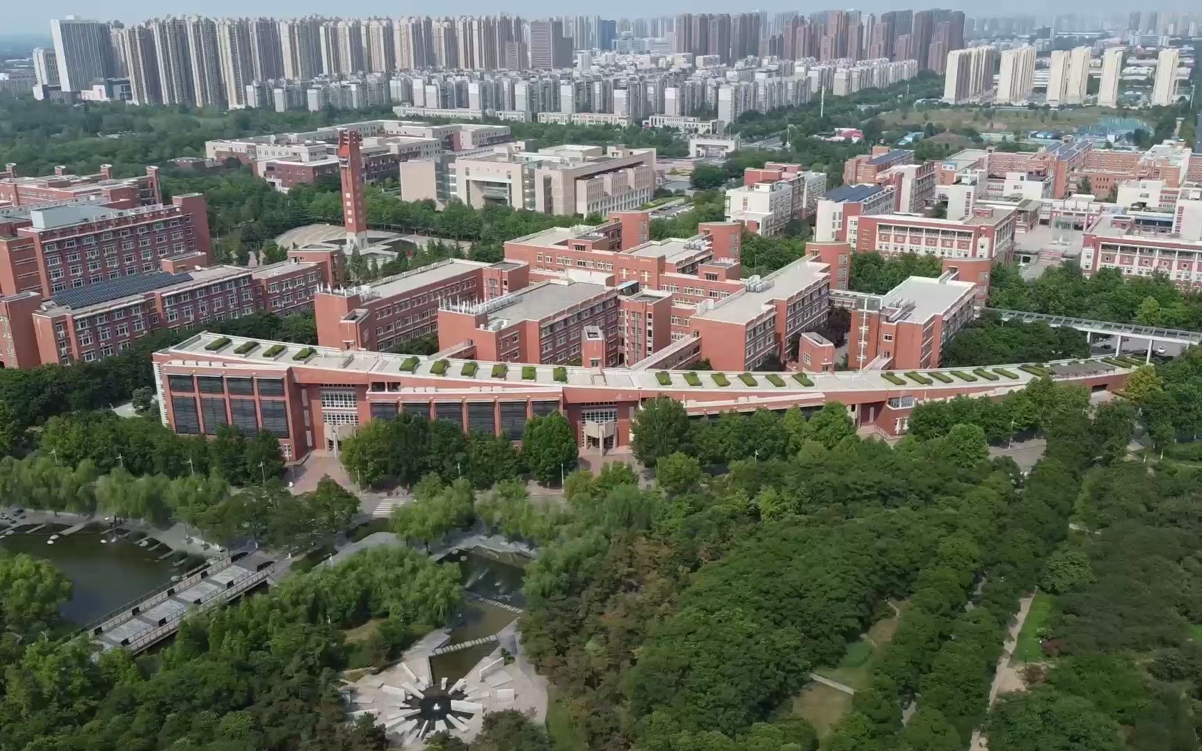 郑州大学校园航拍哔哩哔哩bilibili