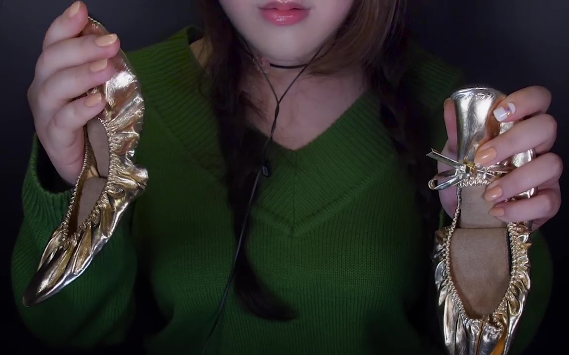 番茄妹(ppomo) asmr 皮具专场,竟然还有鞋子!不过好舒服!(无人声)18.