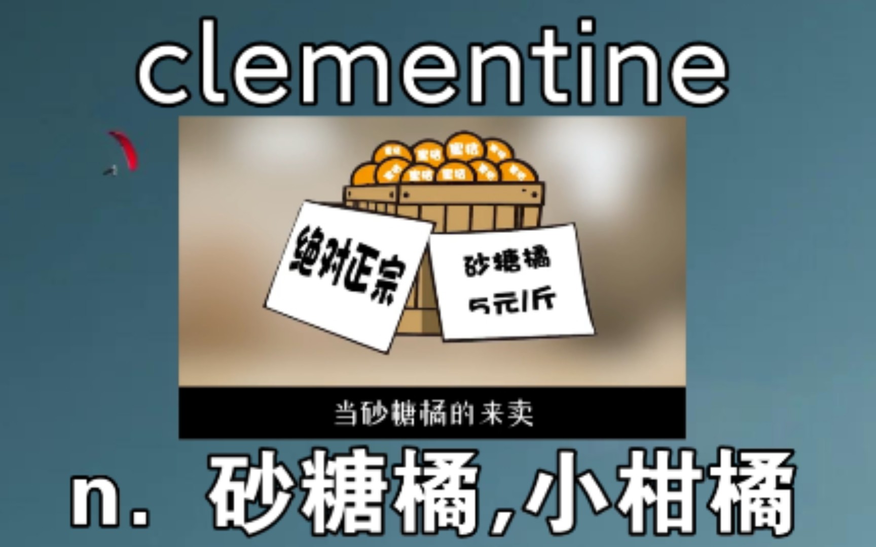 [高阶词汇] clementine:n. 砂糖橘,小柑橘 《砂糖橘鉴别》哔哩哔哩bilibili