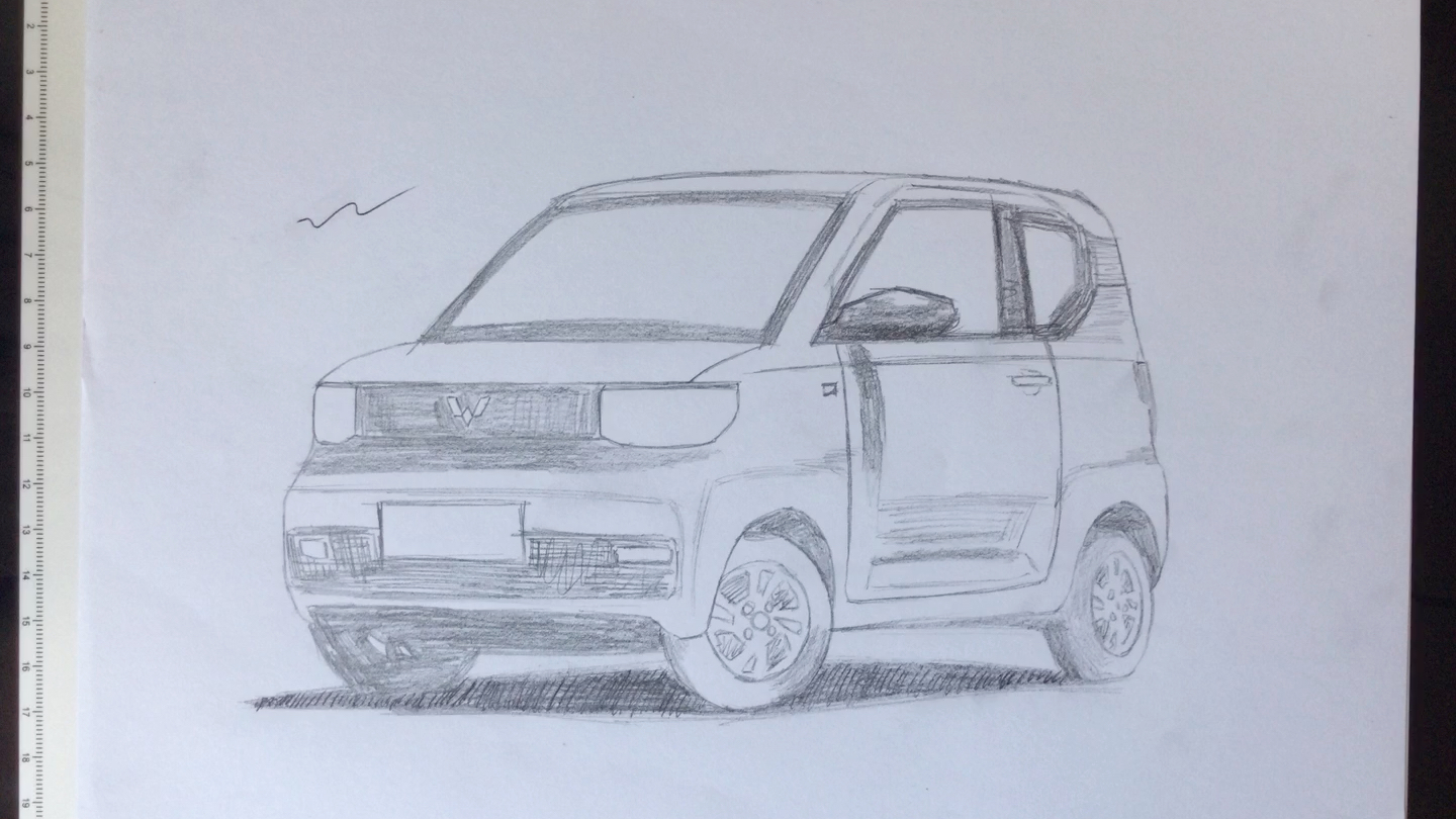 (升级版)「手绘」宏光mini ev