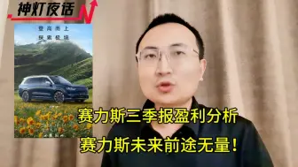 Download Video: 赛力斯三季报盈利分析，赛力斯未来前途无量！