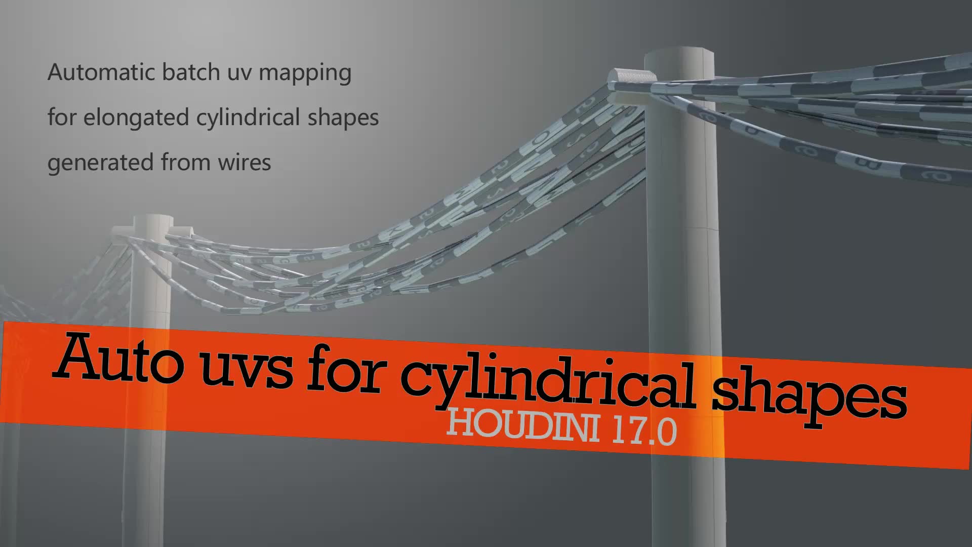 Houdini中圆柱形状的自动uv映射Auto uv mapping of cylindrical shapes in Houdini哔哩哔哩bilibili