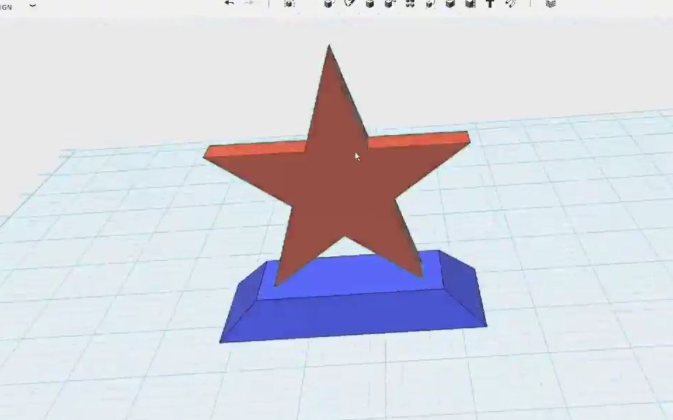 123ddesign创建一个奖杯