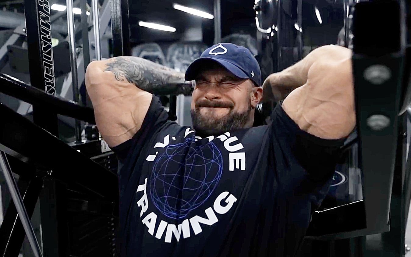 【中英字幕】古典c宝二头拉伤后首训 四连冠克里斯chris bumstead赛后