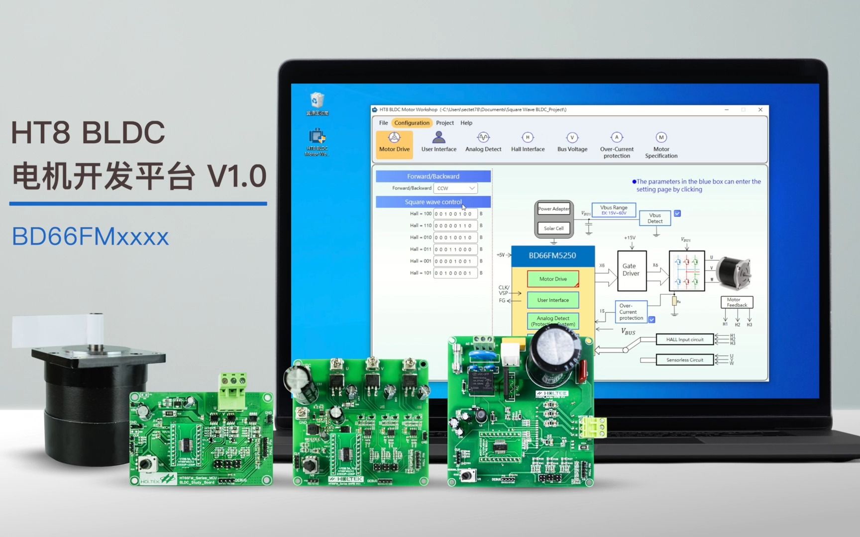 HT8 BLDC 电机开发平台 V1.0哔哩哔哩bilibili