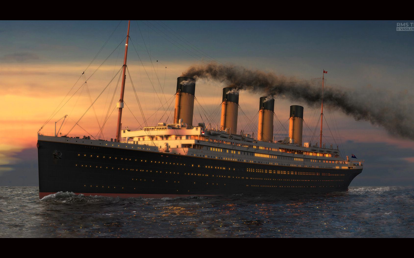 泰坦尼克号求救电报图片