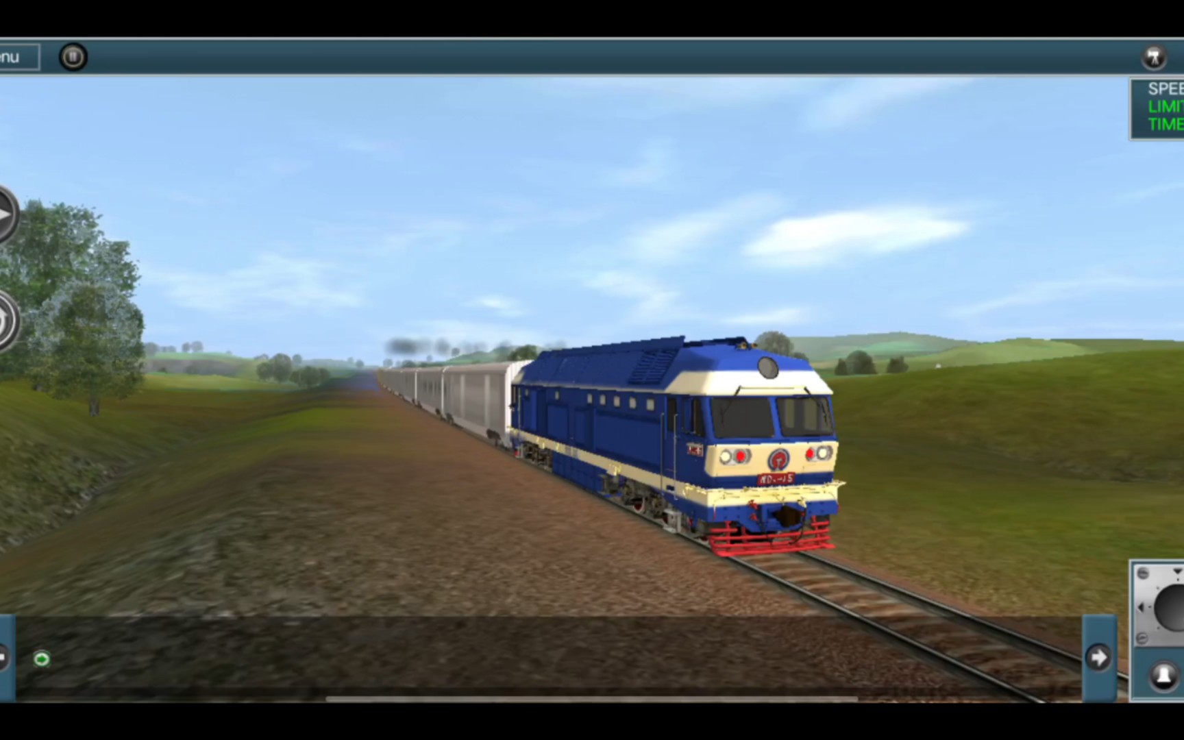 【trainz】nd4内燃机车牵引25t达速通过