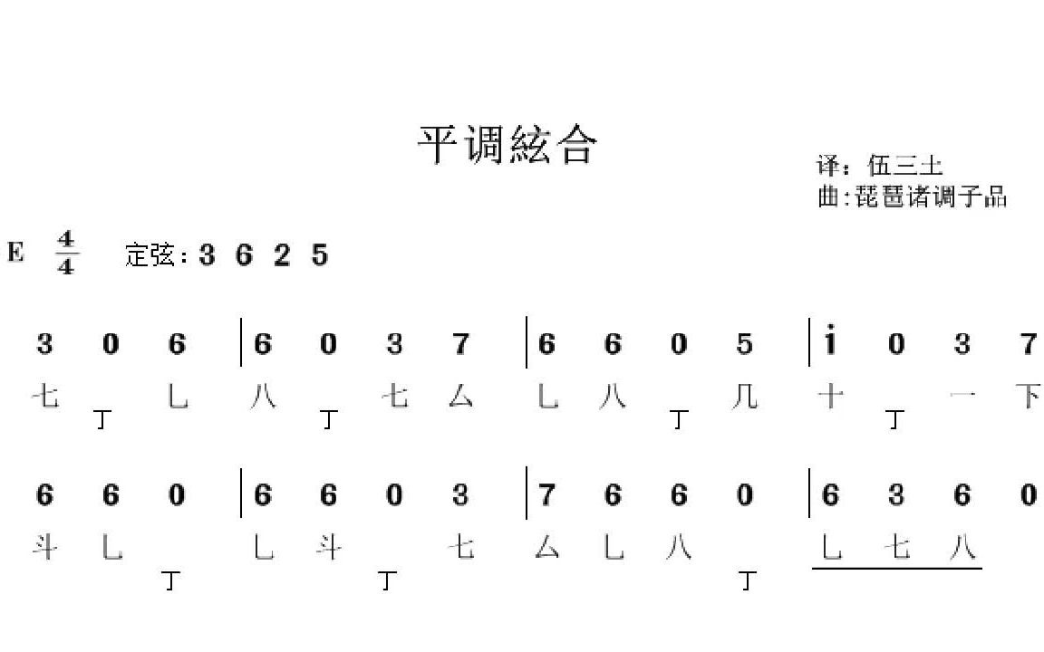 自唐传来的诸调子品ⷥ𙳨𐃥𜦥ˆ(唐代琵琶调弦曲之五)哔哩哔哩bilibili