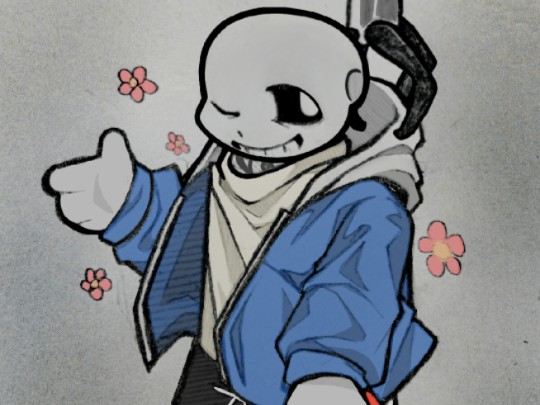 【UT】sans 绘画过程【手绘+指绘】哔哩哔哩bilibili