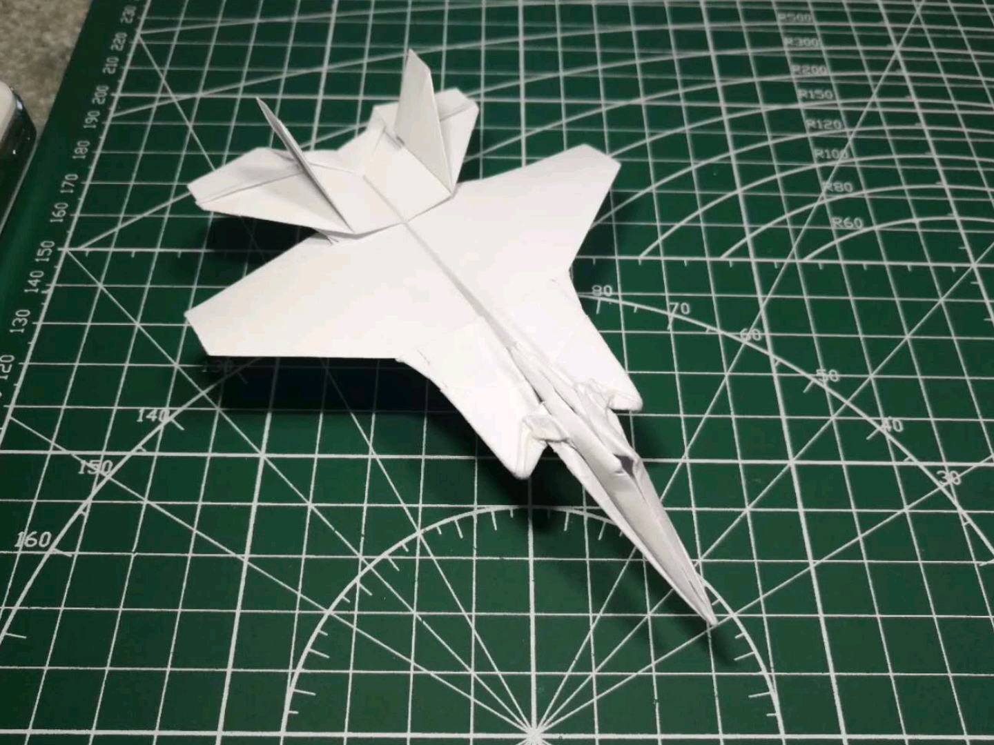 十大恐怖飞机折纸图片