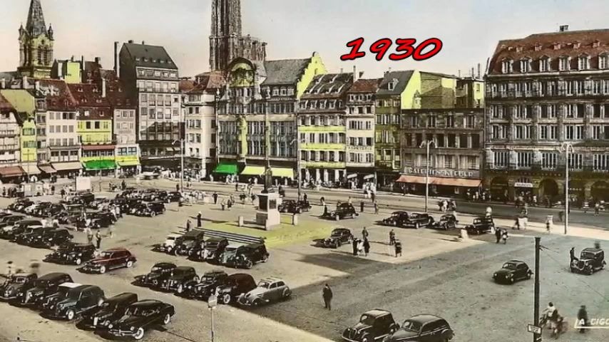 斯特拉斯堡Strasbourg: Place Kleber de 1800 㠠2015哔哩哔哩bilibili