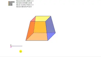 【很短的几何画板】四棱台\锥\柱的侧面展开