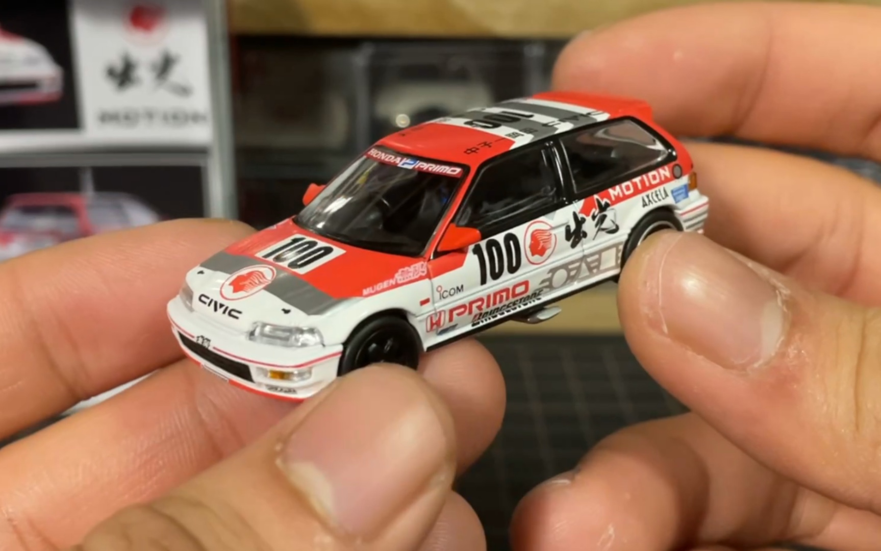 tomy tomica 多美卡 tlv 出光mtion无限 honda本田ef9 【白羊聊车】