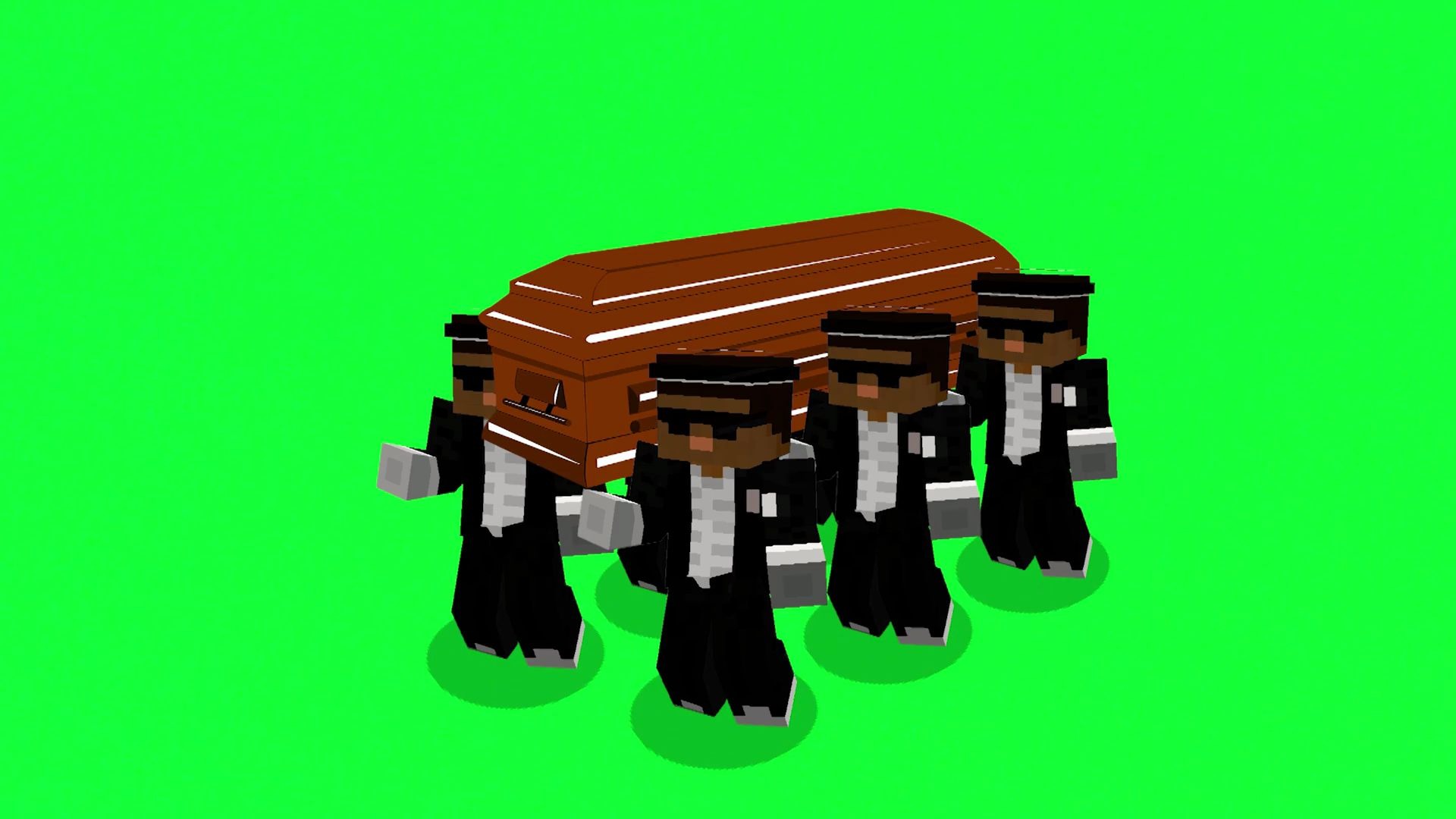 clashgames绿幕素材mc黑人抬棺第二版原标题coffindanceinminecraft