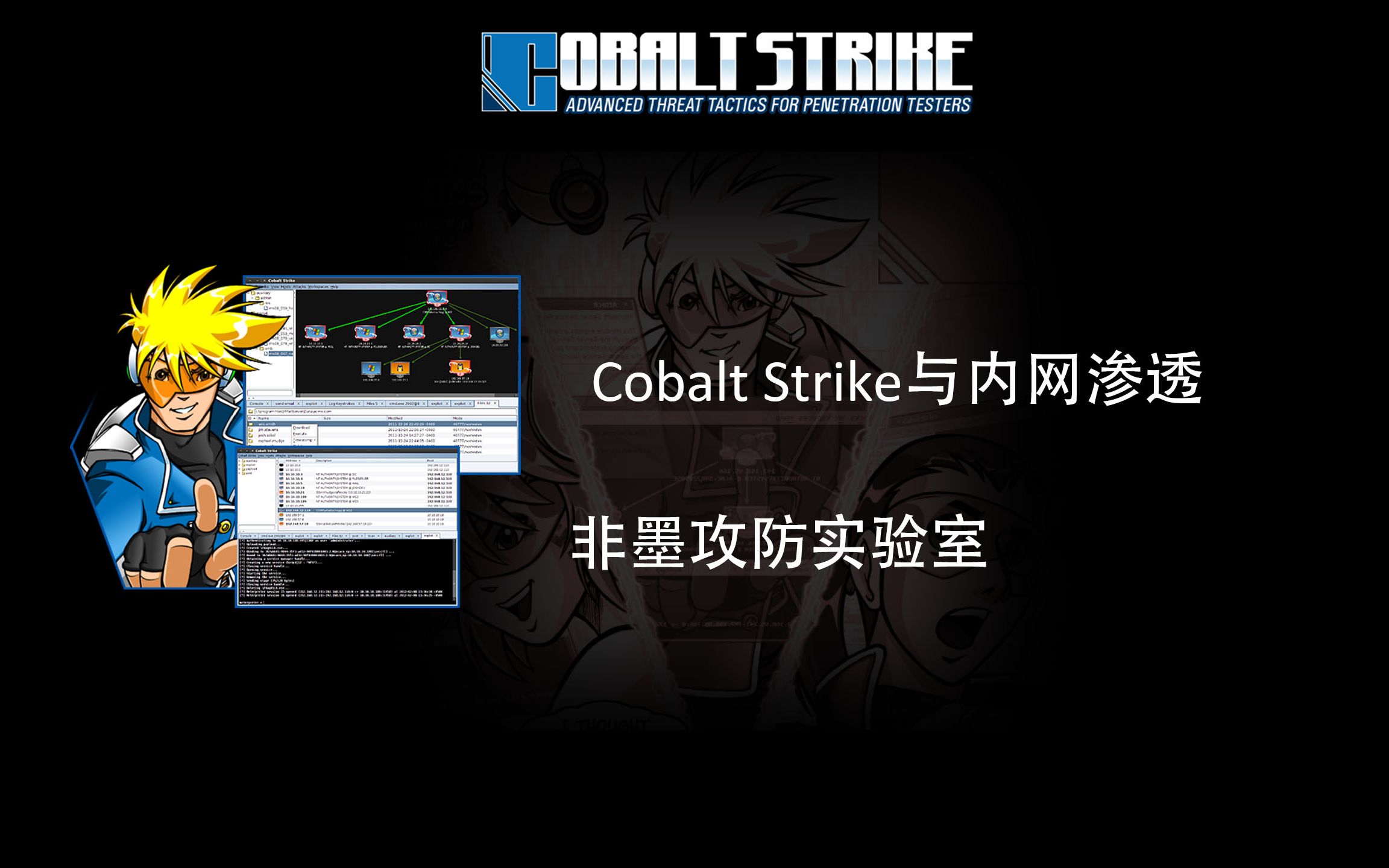 CobaltStrike与内网渗透2 网络拓扑哔哩哔哩bilibili