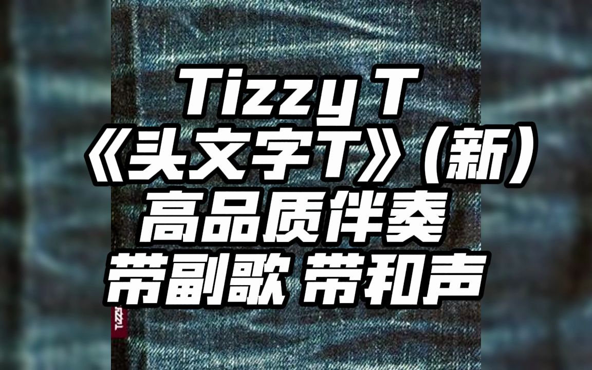 【新版伴奏】tizzy t 《头文字t》(新) 高品质伴奏 带副歌 带和声
