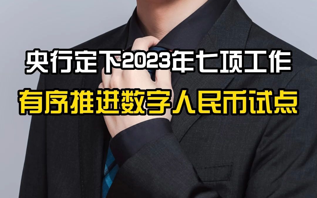 央行定下2023年七项工作,有序推进数字人民币试点哔哩哔哩bilibili