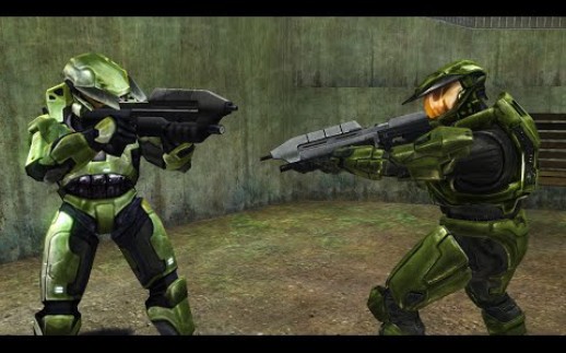 [图]Halo1士官长 vs Halo1周年版士官长