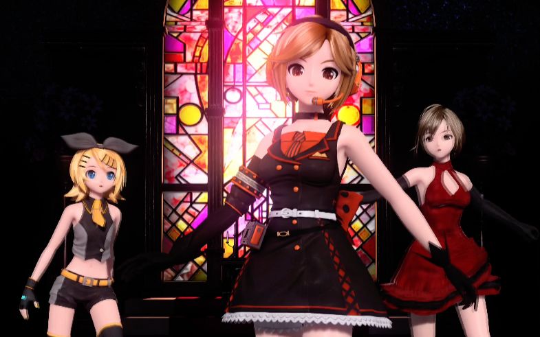 【ps4-pd ft】acute【鏡音リン:黑星/meiko:深红