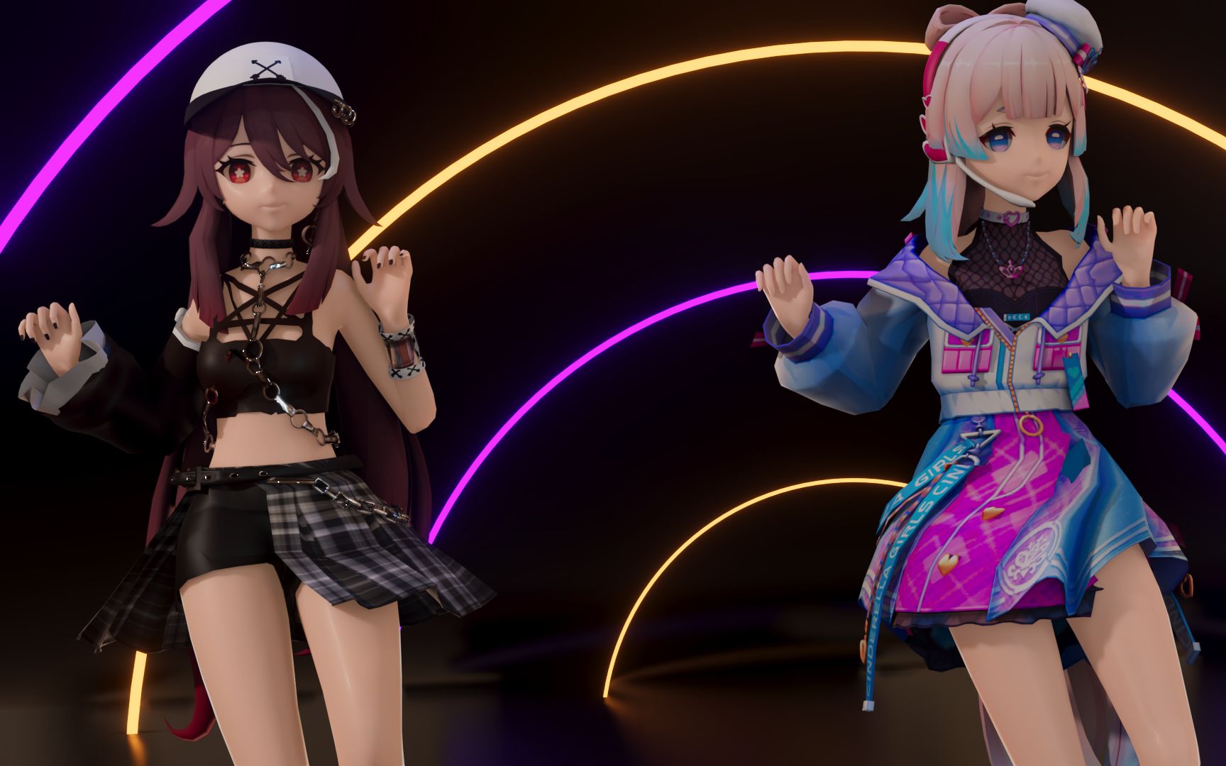 胡桃&心海 dancin (krono remix)_哔哩哔哩_bilibili