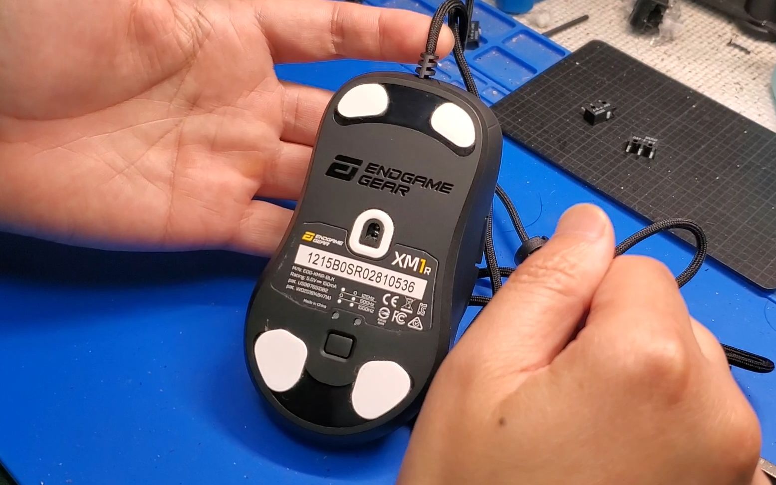 【帝亿电竞】endgame gear xm1r鼠标拆解及微动更换视频