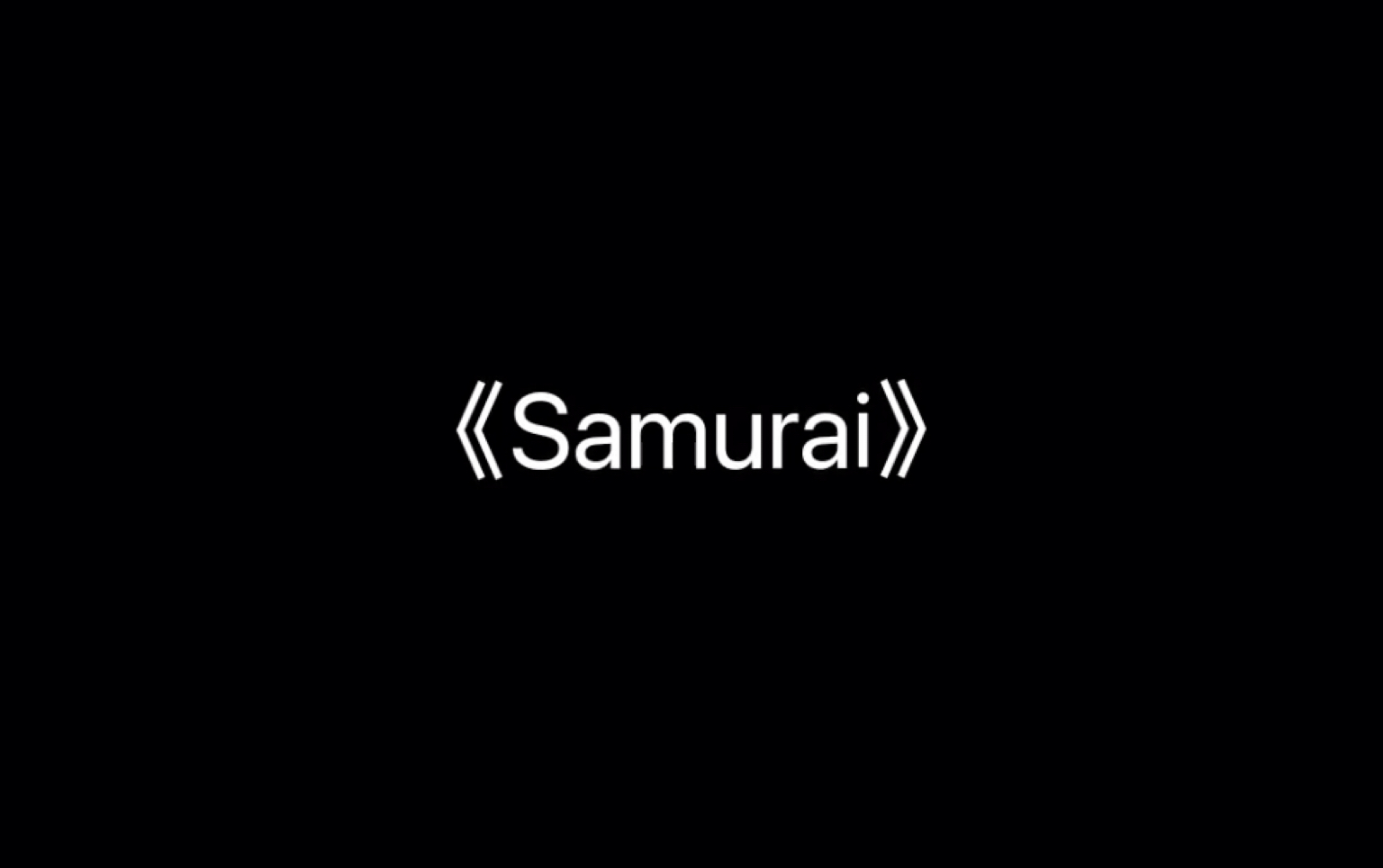 [图]【Samurai】剑未佩好，出门已是江湖！