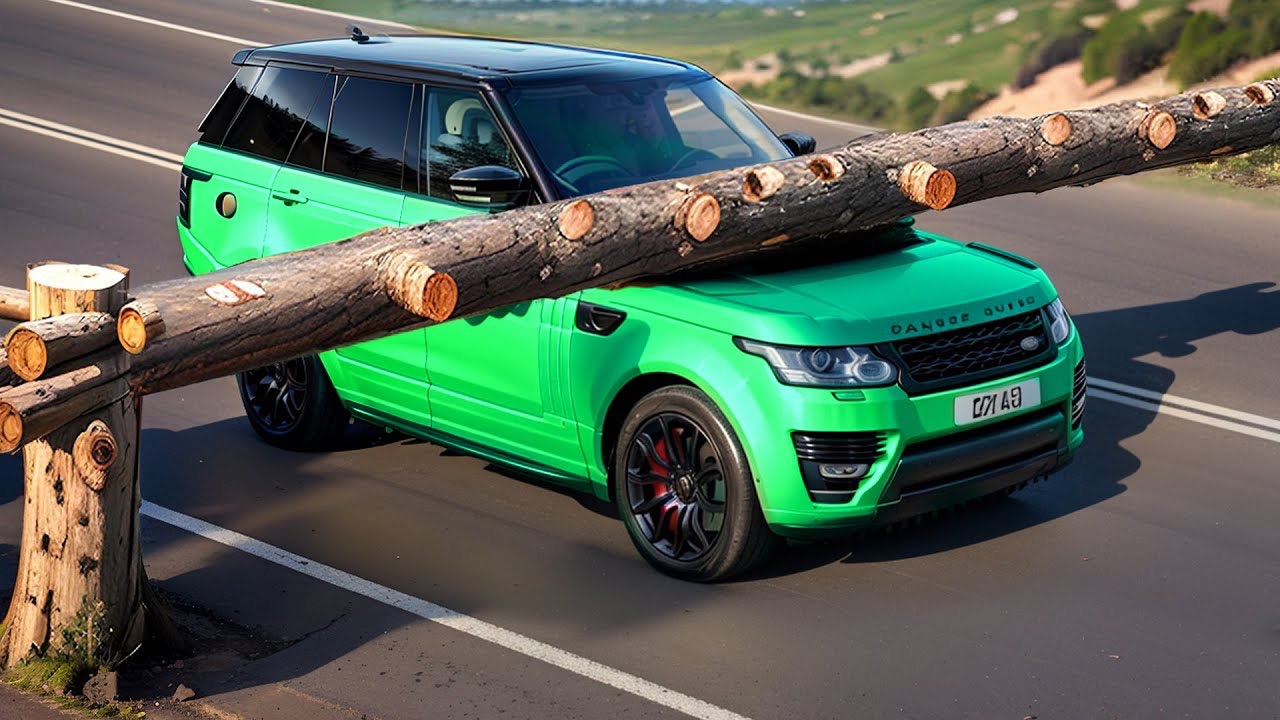 卡车闯关大冒险,大水坑,山顶公路和奇葩减速带,小汽车起飞啦!