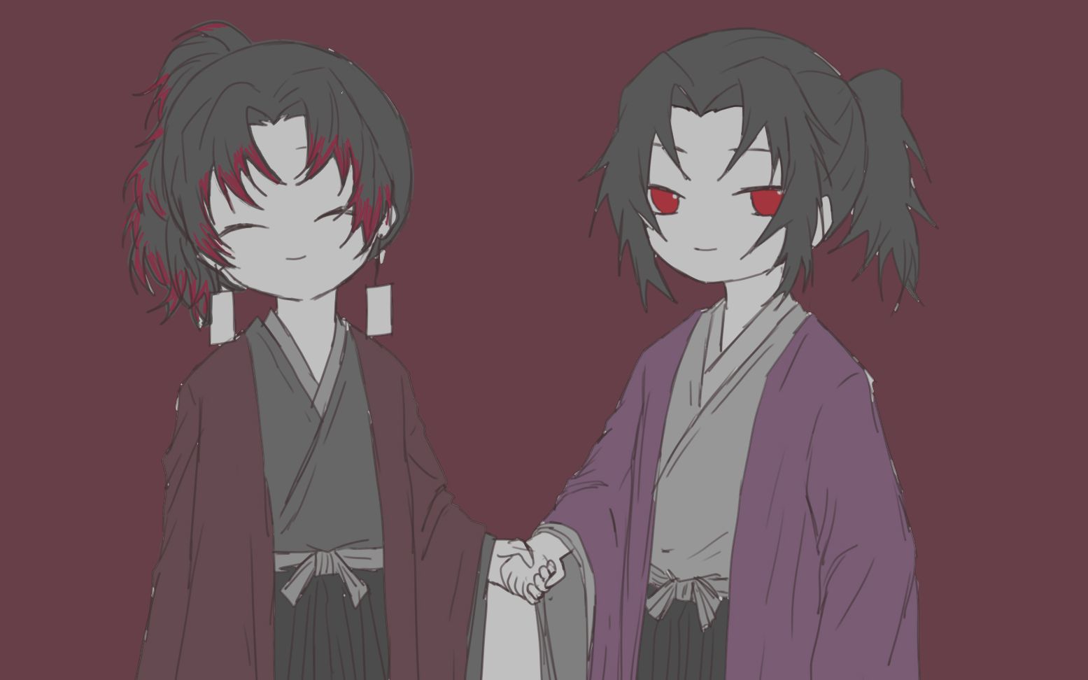 活动作品继国兄弟手书unhappybirthday