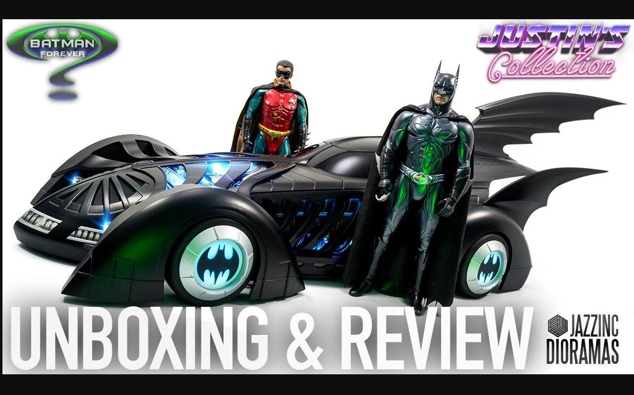 【4k】【jazzinc】1995蝙蝠车1/6 收藏版 终极dx版~开箱