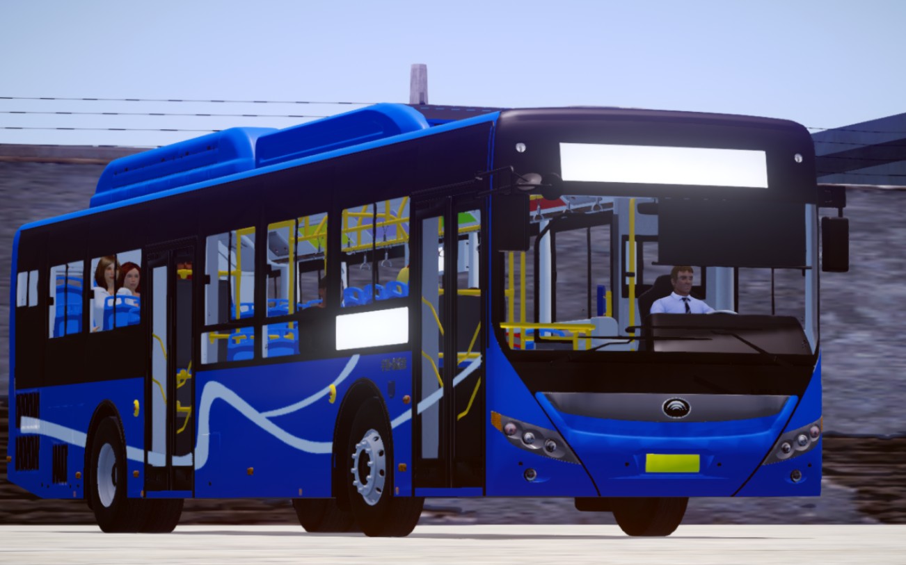 【pbsu】驾驶宇通h12行驶于ademario3地图1路上