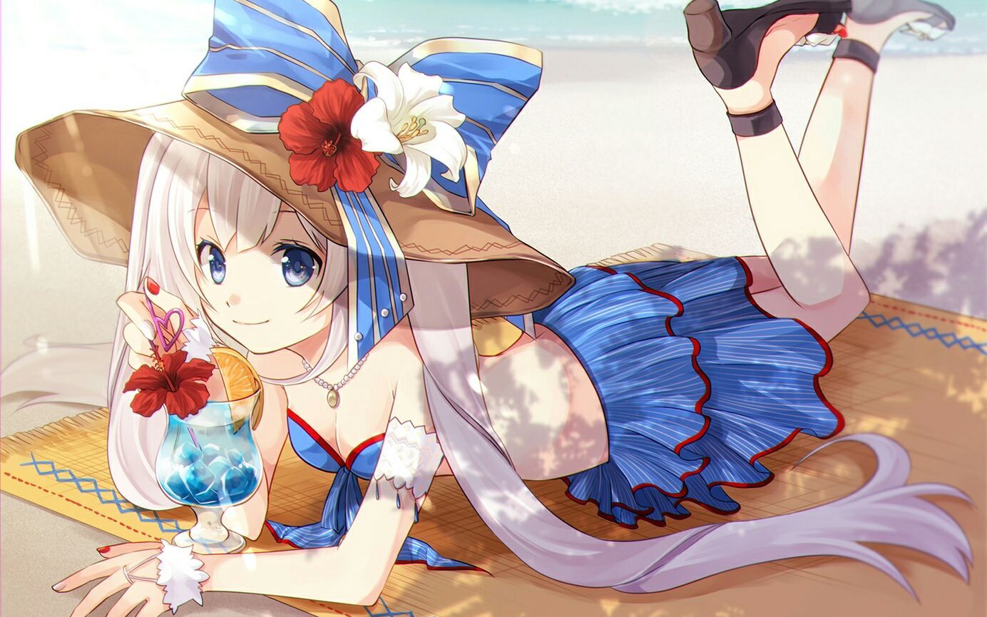 【自制 fgo】无拐非洲人过百鬼夜行(64级泳装玛丽)