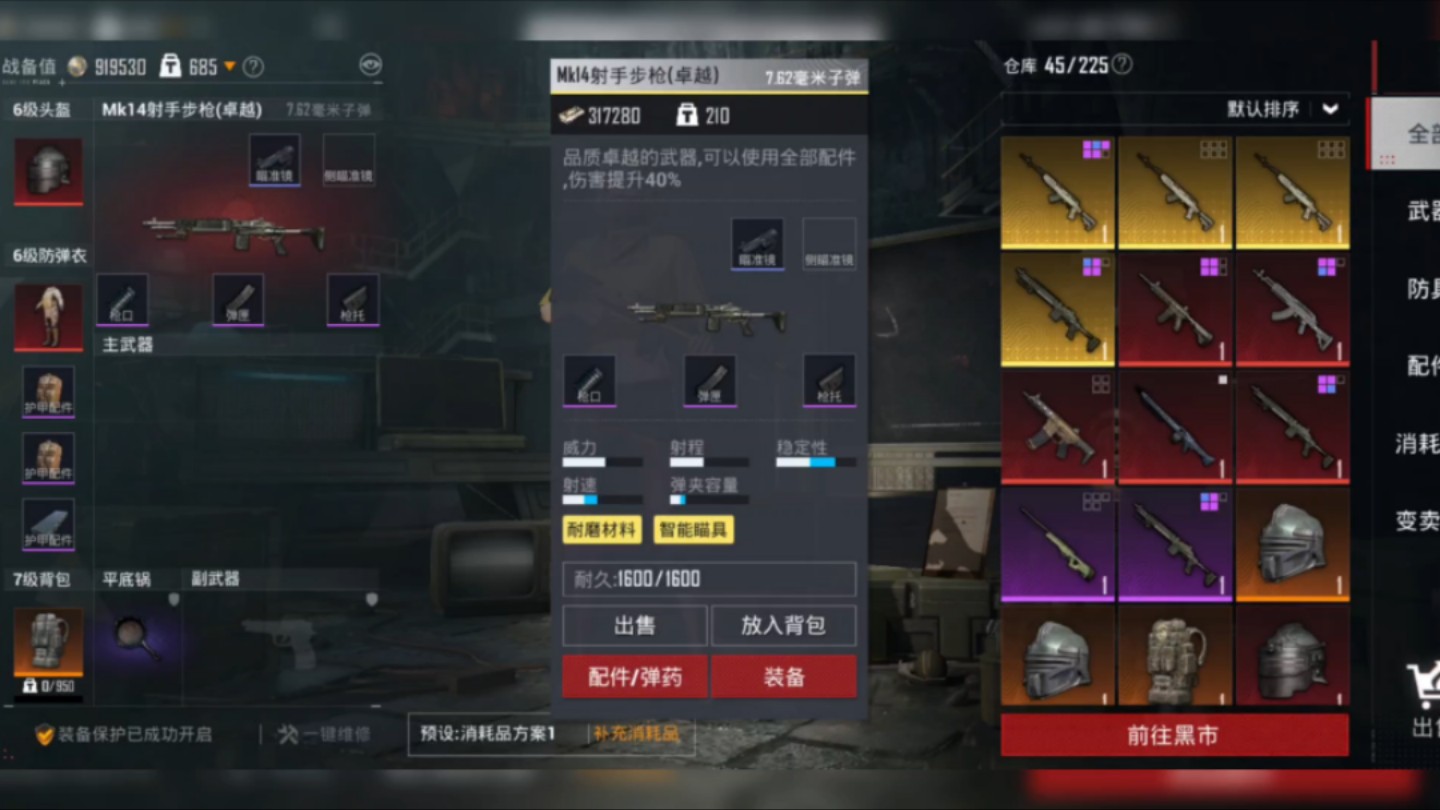 出这四把枪 词条不算好 有意者私 v区