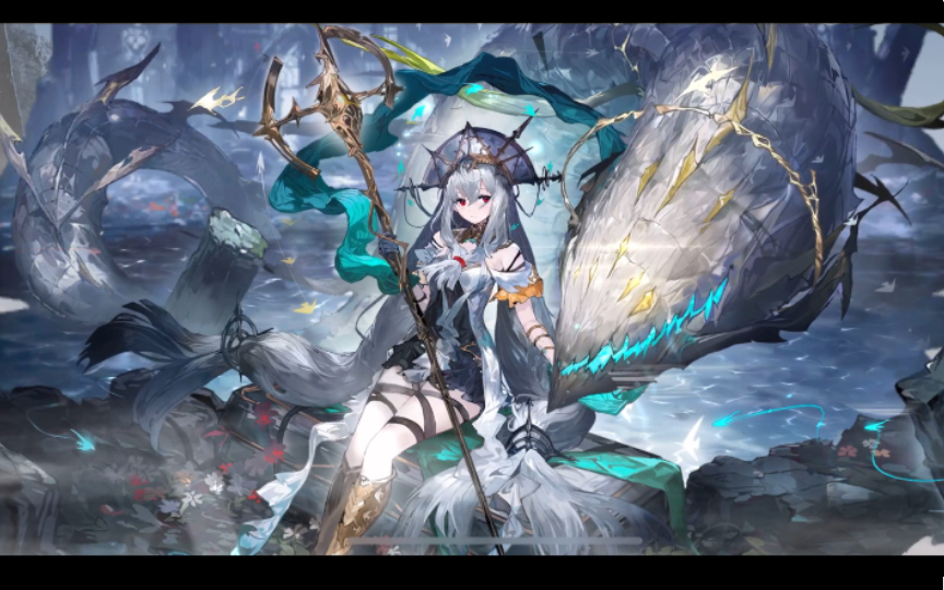 浊心斯卡蒂升华动态皮肤全方位展示最适合红蒂新皮肤的主界面场景bgm