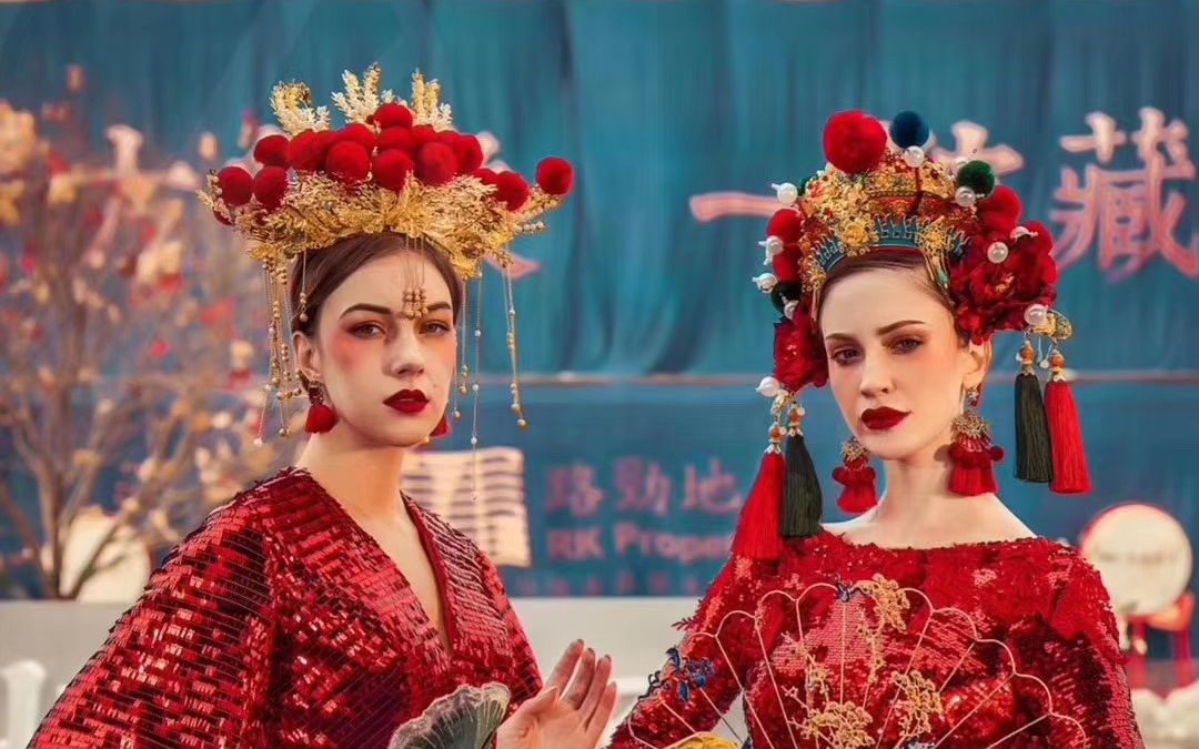 零米度国潮秀,走秀模特