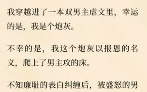 下载视频: 【双男主全文】我穿越进了一本双男主虐文里，幸运的是，我是个炮灰。不幸的是，我这个炮灰以报恩的名义，爬上了男主攻的床。