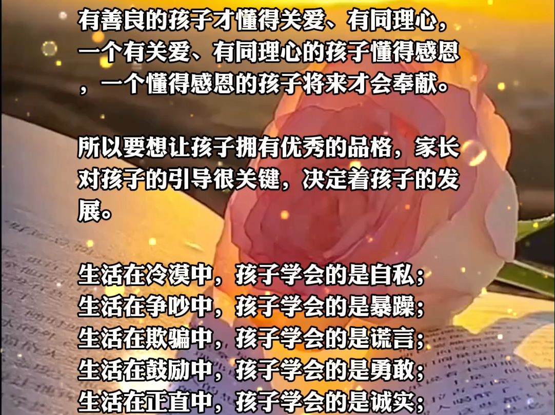 怎样塑造孩子优秀的品格哔哩哔哩bilibili