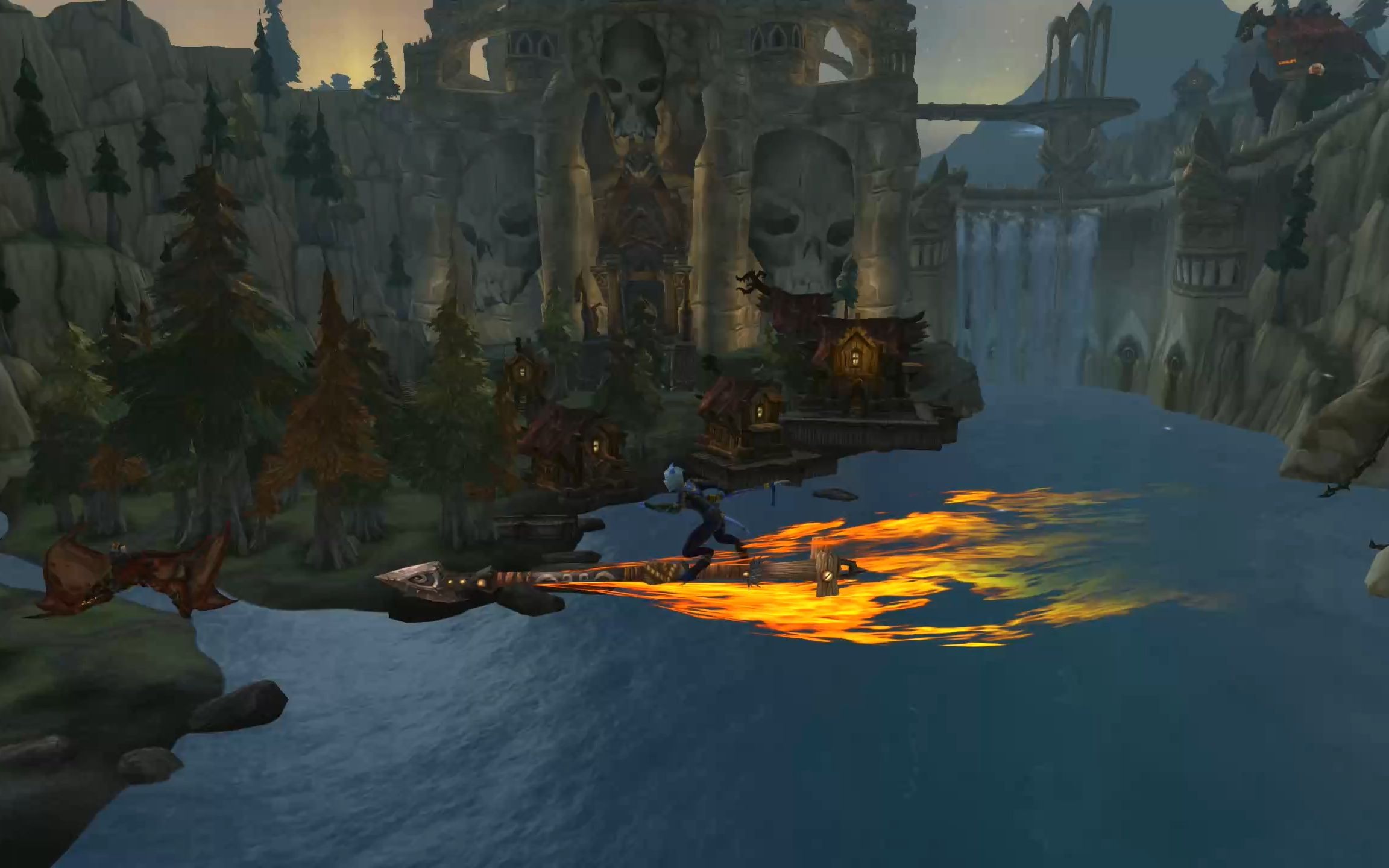 魔兽世界wow嚎风峡湾任务全集巫妖王之怒版本地图德莱尼武僧视角x天马