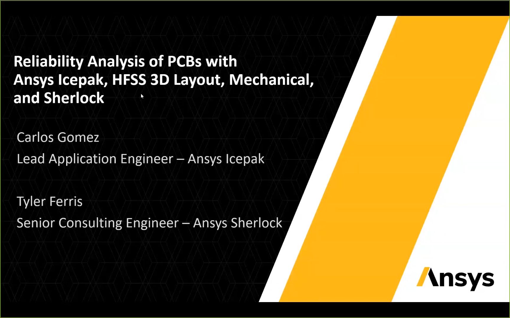 使用Ansys SIwave、Icepak、Mechanical和Sherlock对PCB进行电气和热可靠性分析哔哩哔哩bilibili