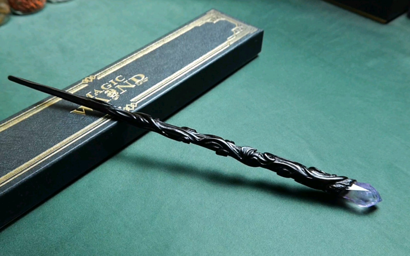 【手工魔杖】做一根镶嵌紫水晶植物风格魔杖