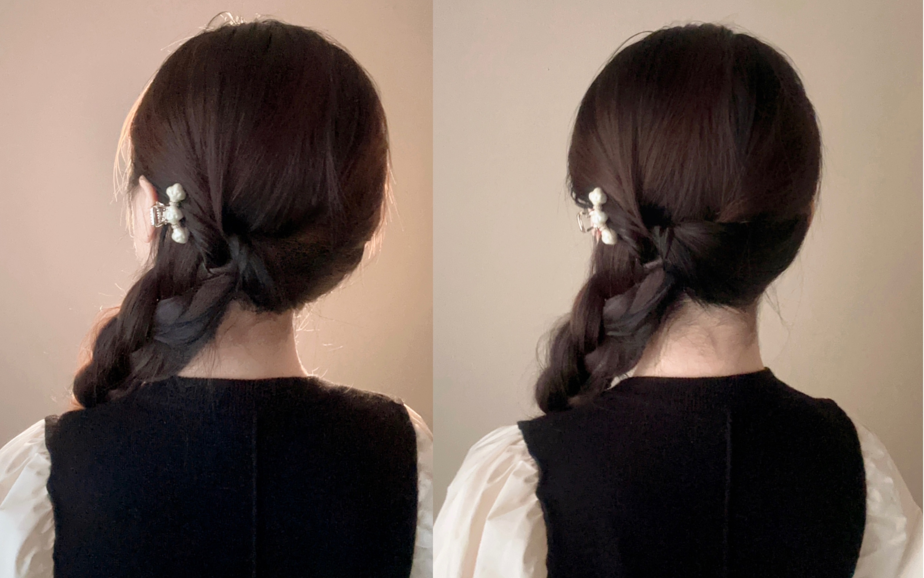 纹理蓬松侧麻花辫|不易松散哦!