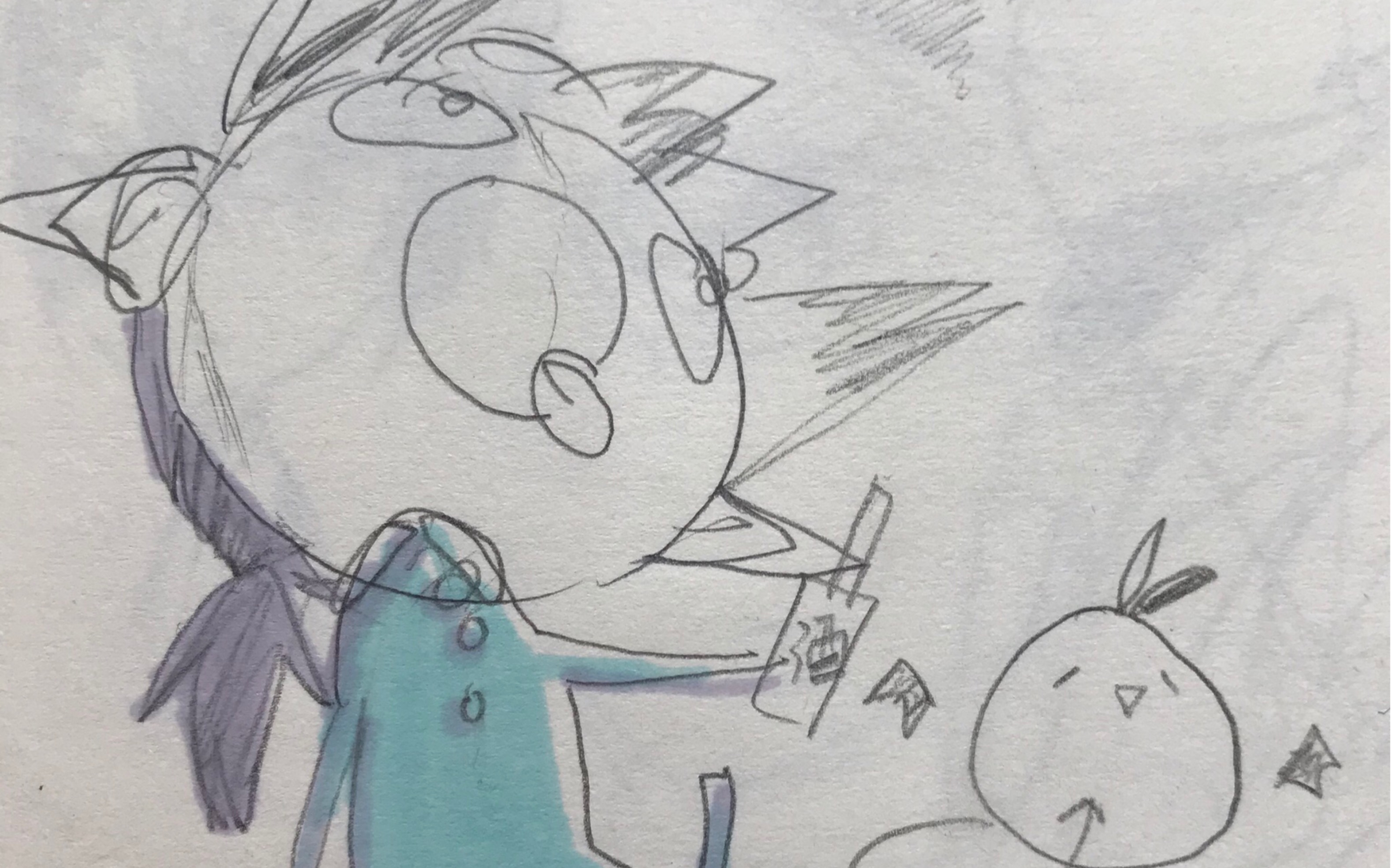 曾经也是拥有激情的画画爪巴鱼呢!