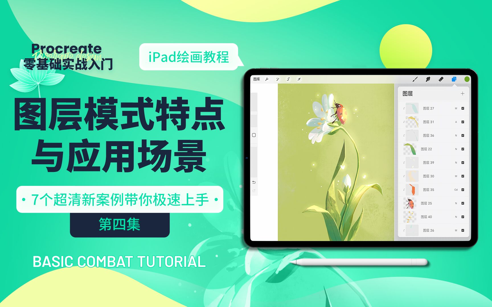 【Procreate教程】NO.04图层模式特点与应用场景 | 零基础实战入门哔哩哔哩bilibili