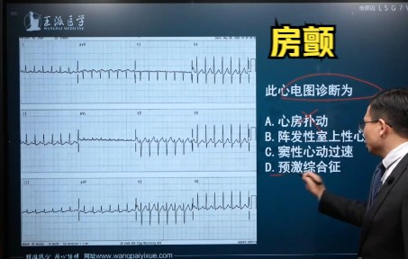 心电图进阶学习:房颤的心电图读图技巧哔哩哔哩bilibili