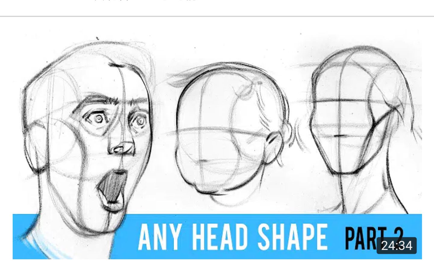 [图]【proko】跟安德鲁路米斯学画头部Quickly Draw Heads with the Loomis Method