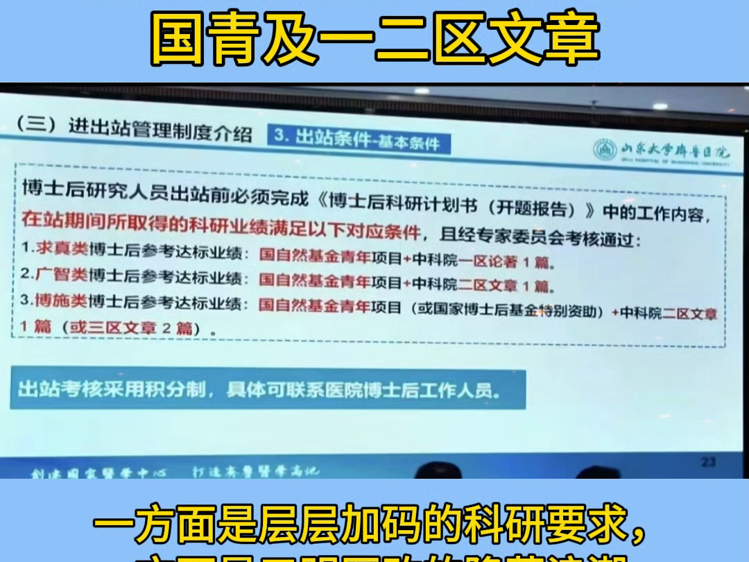 山东齐鲁医院招聘,要求全员博后出站要求,国青及一二区文章!哔哩哔哩bilibili