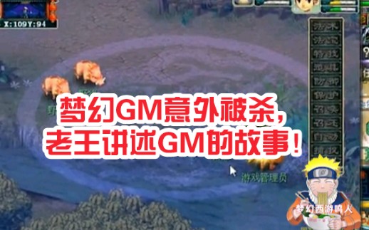 梦幻GM意外被杀,老王讲述GM的故事!网络游戏热门视频