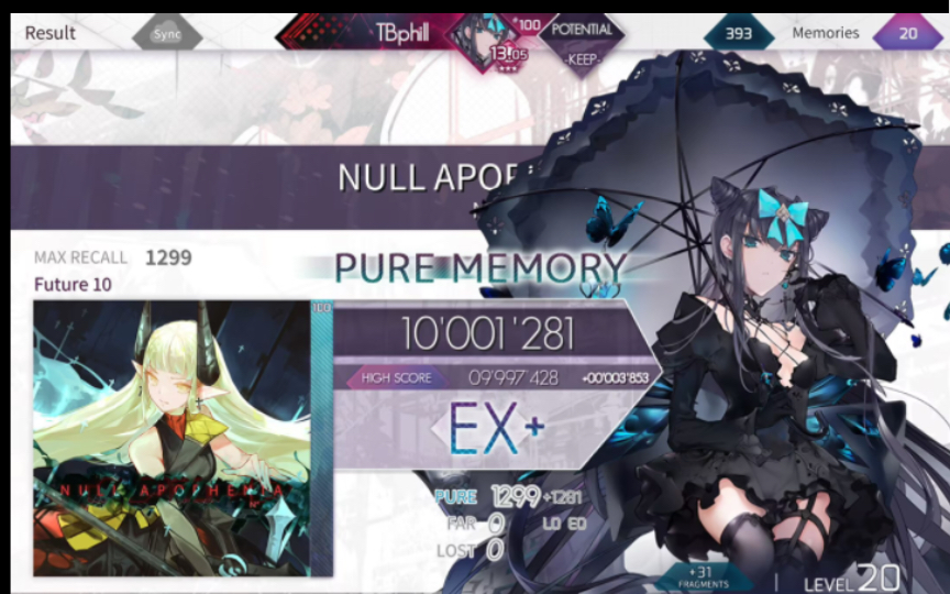 【Arcaea】NULL APOPHENIA FTR 10 PM